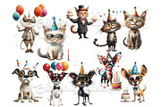112 Whimsical Quirky Pets Clipart, an Animal Illustration by Art Paradise Studios (Thumbnail 9 of 9)