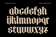 Ethnica - Blackletter Font, a Blackletter Font by limitype (Thumbnail 4 of 10)