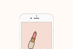 Beauty Instagram Stickers