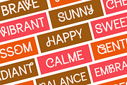 Bomera Experience - Experimental, a Sans Serif Font by Say Studio (Thumbnail 6 of 8)
