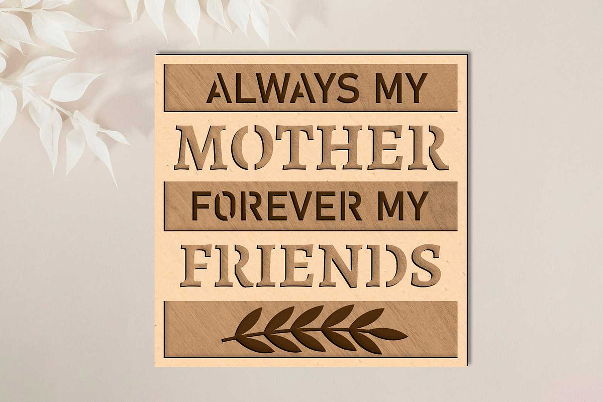 Mother's Day SET Multilayer Panels, a Templates & Theme by LaserCutano (Photo 10 of 11)
