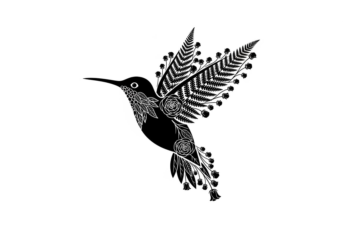 Decorative Floral Hummingbird Bundle, an Illustration by jahid234 (Photo 24 of 31)