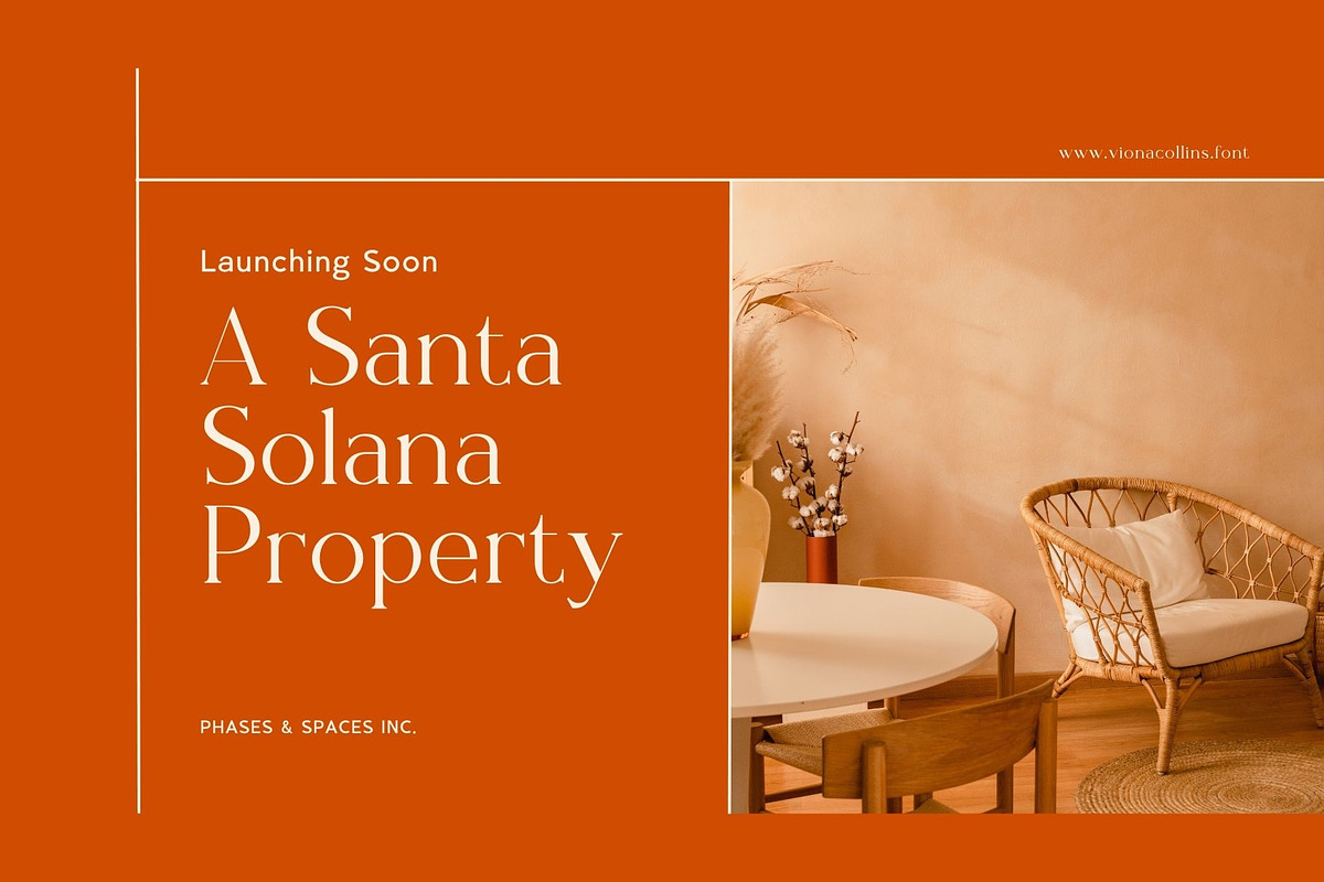 Viona Collins-Modern Serif Typeface, a Serif Font by Font Kingdom (Photo 5 of 7)