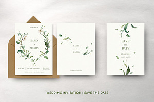 Green Foliage Wedding Suite