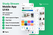 Online learning and community UI Kit, an UI Kit Template by Pixel Blend (Thumbnail 1 of 7)