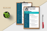 Creative Minimalist Resume Template, a Resume Template by Design Vault (Thumbnail 2 of 3)