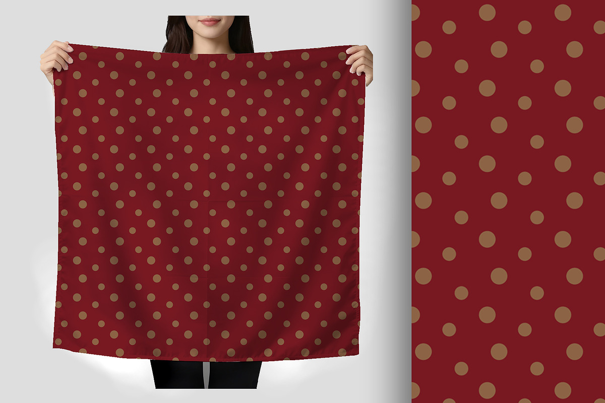 Regal Red Polka Dots Seamless Repeat, a Pattern Graphic by Sharon Schwalbe (Photo 4 of 7)