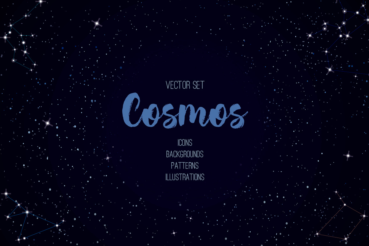 Cosmos vector set, a Technology Illustration by Indie Khisa (Photo 1 of 8)