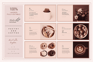 PASTRY & COFFEE Socialmedia Template