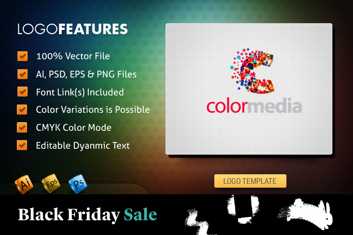 ColorMedia - Logo Template, a Branding & Logo Template by DynamikMedia (Photo 1 of 5)