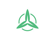 Turbine logo designs Wind Power, a Graphic by T.Vooka (Thumbnail 1 of 3)