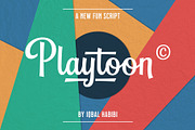 Playtoon - Script, a Script Font by iqbal habibi (Thumbnail 1 of 7)