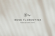 Hand Drawn Font with Illustrations, a Sans Serif Font by Irene Florentina Design (Thumbnail 1 of 9)