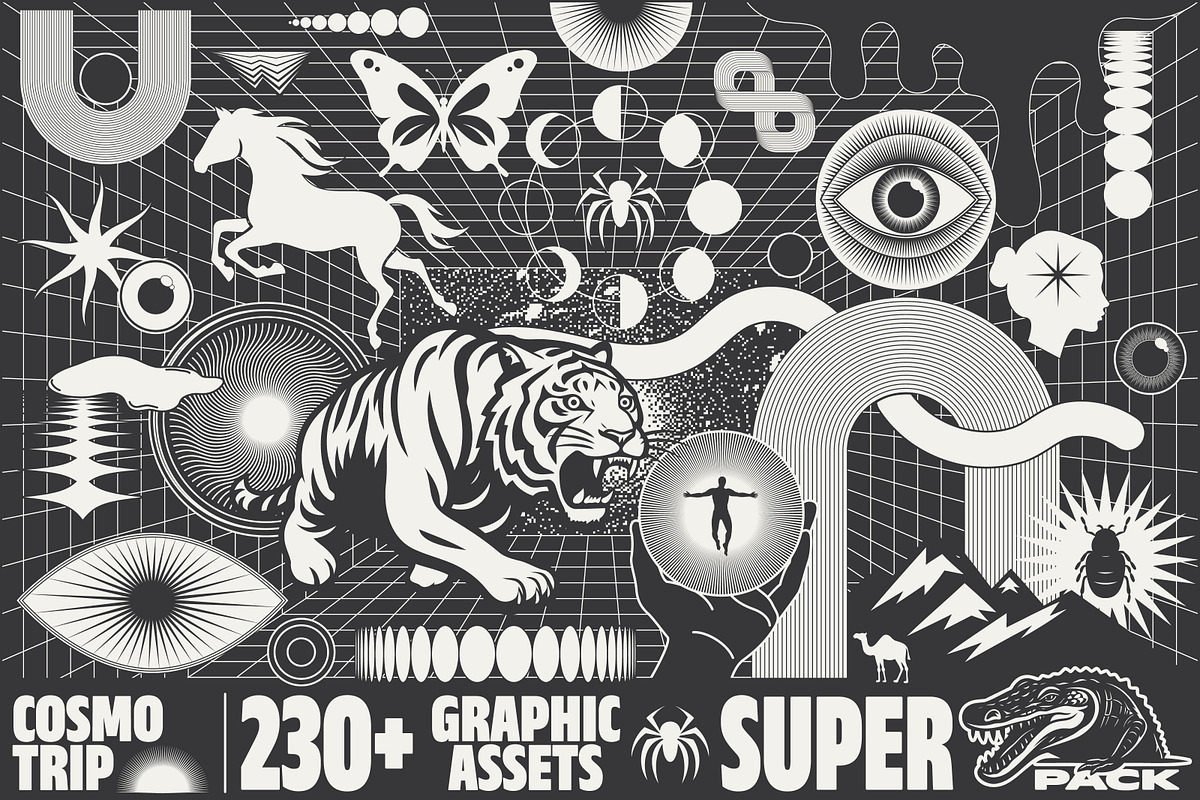 230+ Bold Graphics Super Pack, a Graphic by softulka (Photo 1 of 8)