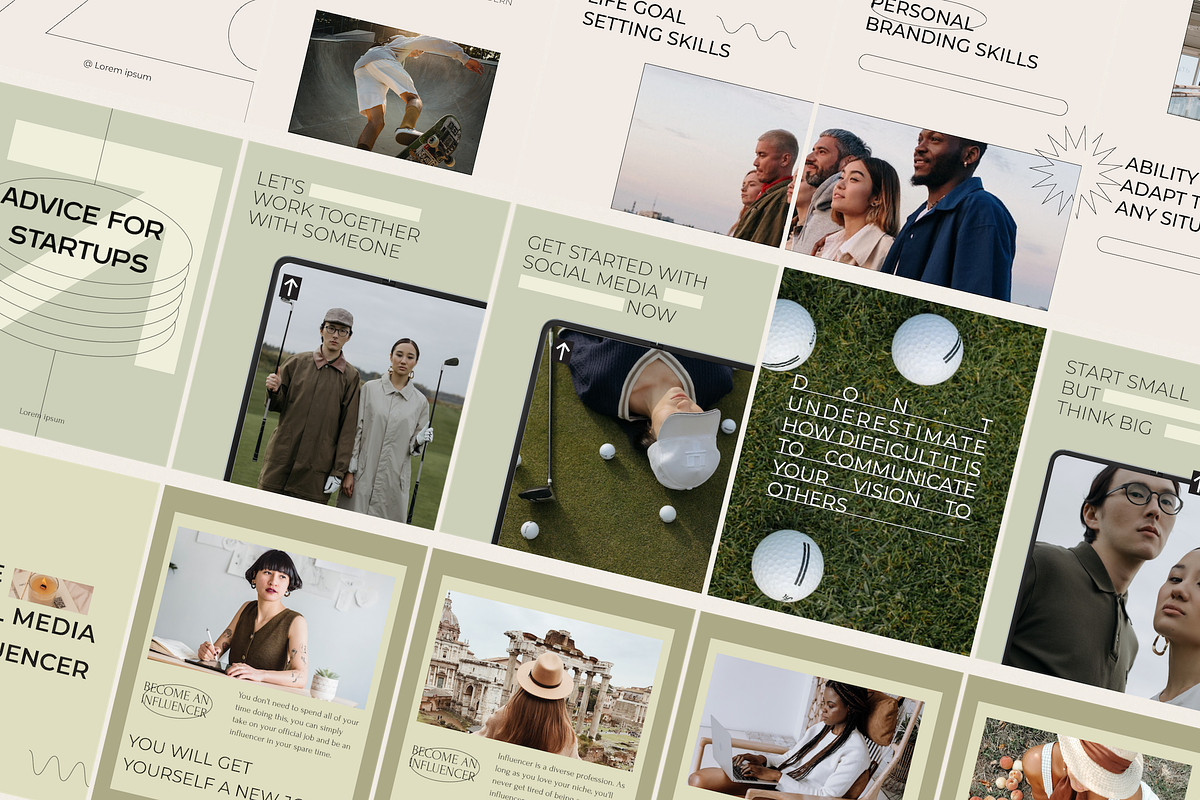 Gué-carousel Instagram template, a Social Media Template by Kimo Studio (Photo 9 of 12)