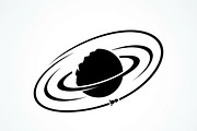 60 Planet Orbit Abstract Silhouette, an Empty State Illustration by Amazin_art (Thumbnail 16 of 35)