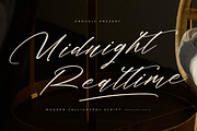 Midnight Realtime Modern Calligraphy, a Script Font by Letterena Studios Script (Thumbnail 1 of 15)
