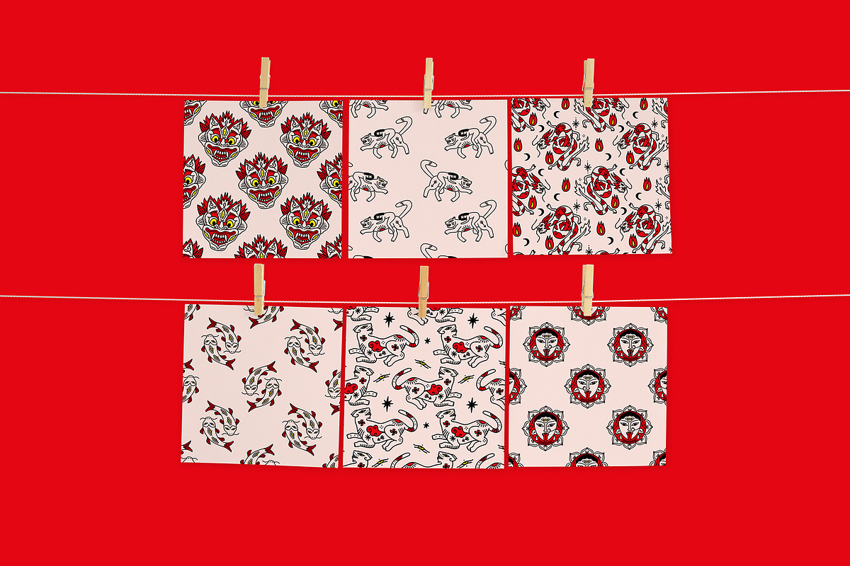 Asian Doodles Bundle, an Object Graphic by Annie Konst (Photo 7 of 22)
