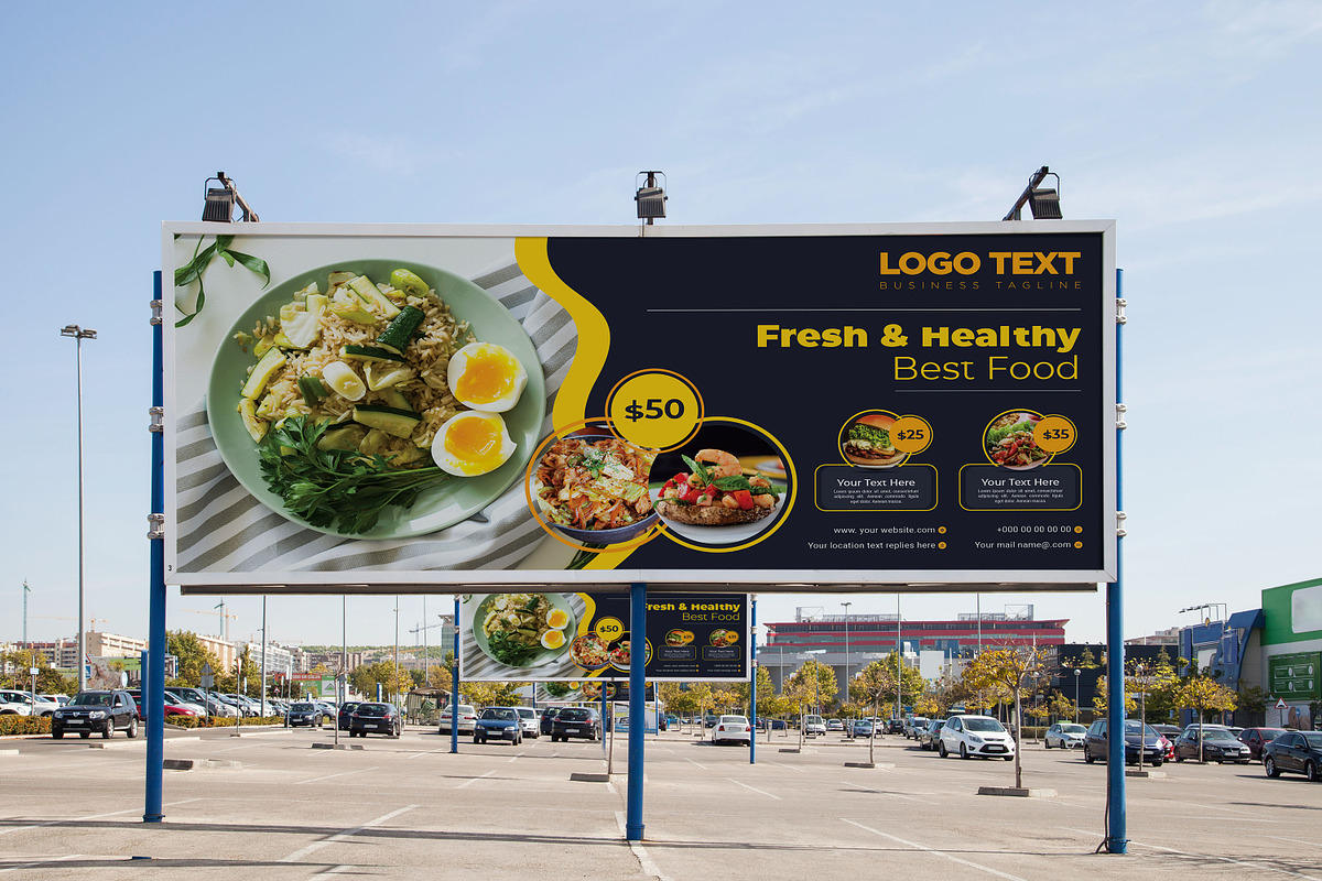 Restaurant Billboard Fast Food, a Flyer Template by MRI STUDIO (Photo 4 of 4)