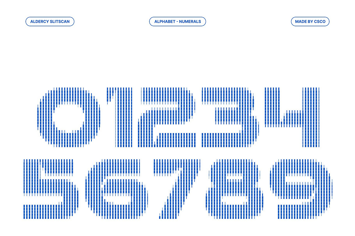 Aldercy Slitscan, a Sans Serif Font by Craft Supply Co. (Photo 4 of 8)