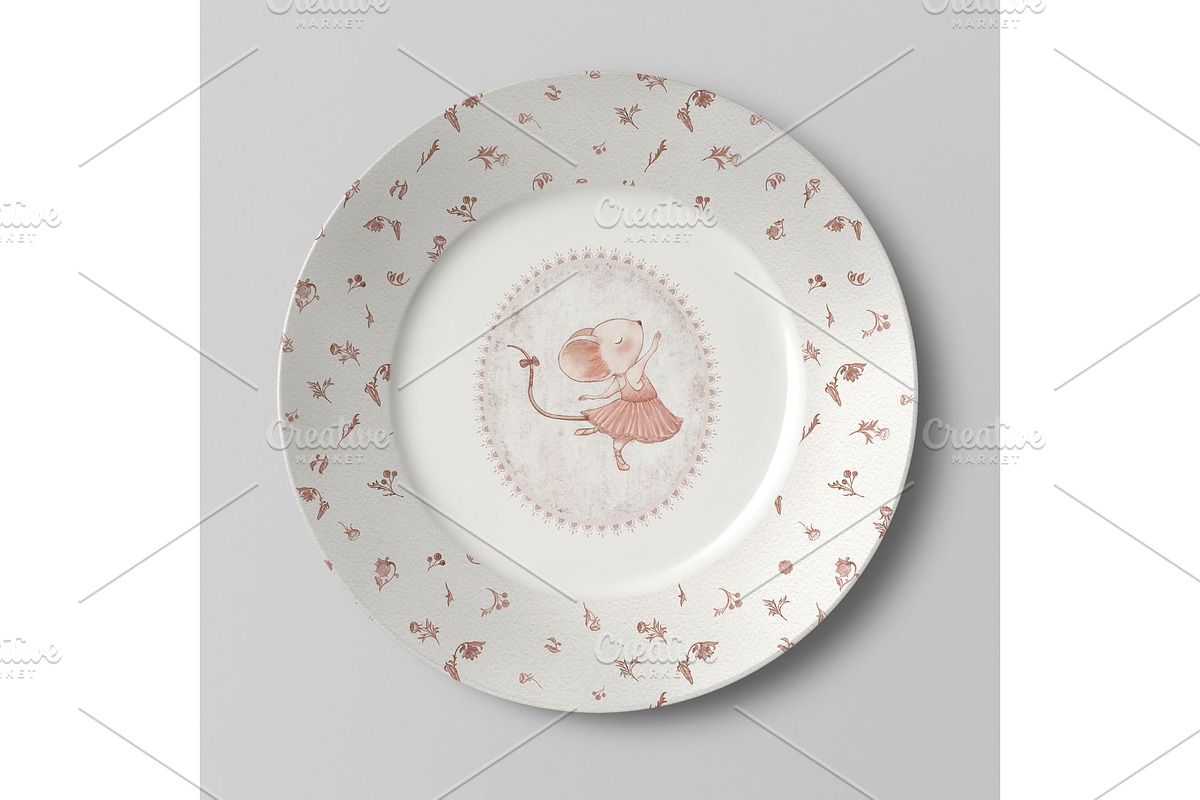 Tiny Dancer Cute Seamless Pattern, a Pattern Graphic by MouseGrey (Photo 9 of 11)