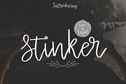 stinker | Bonus 12 Logos, a Script Font by Artstudio (Thumbnail 1 of 7)