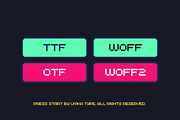 PressStart Pixel Game Font, a Sans Serif Font by alpercakici (Thumbnail 7 of 13)