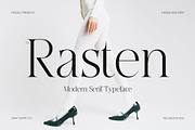 CS Rasten– Modern Serif Font, a Serif Font by Craft Supply Co. (Thumbnail 1 of 8)