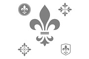 Gray heraldic sign, logo, design, an Outline Icon by RODINA (Thumbnail 1 of 3)