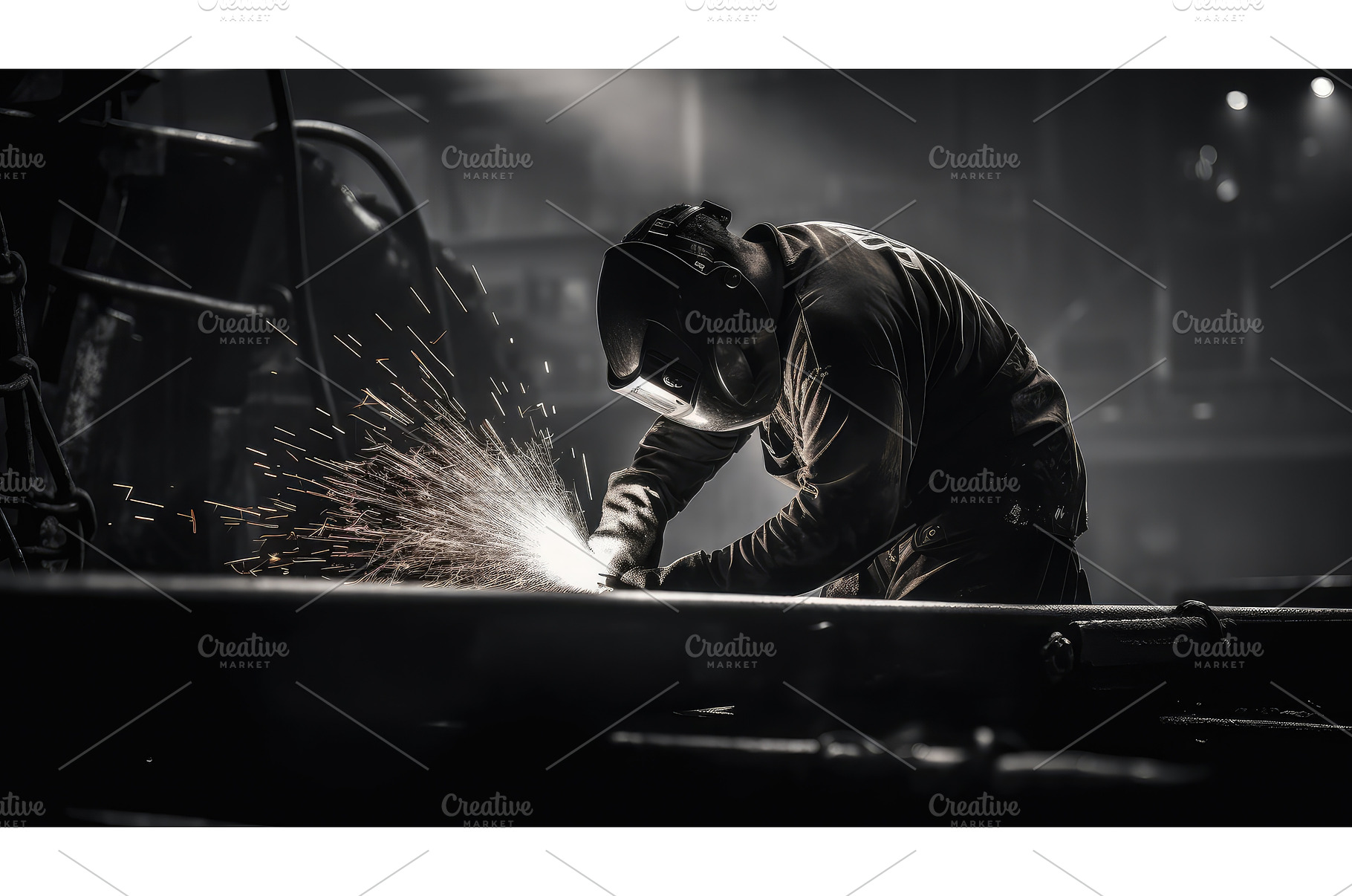 tones welding Shipyard ship ai, an Industrial Photo by pikepicture