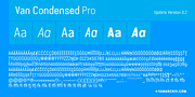 Van Condensed, a Sans Serif Font by Vanarchiv (Thumbnail 1 of 4)