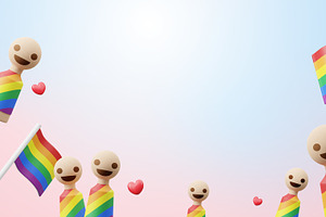 Pride month LGBTQ+ concept design, a Person Illustration by ArtBackground