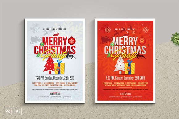 Christmas Party Flyer / Poster preview 5