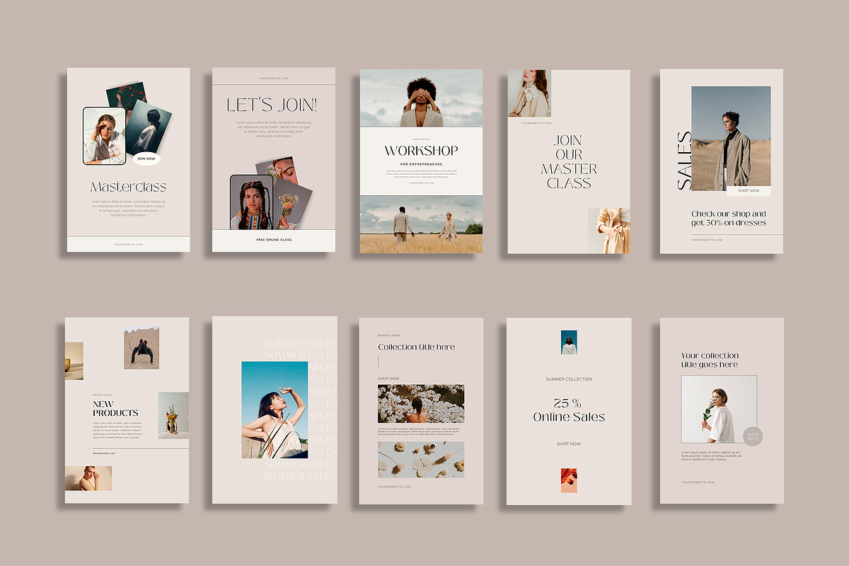 JOY | Pinterest Pin Canva Templates, a Social Media Template by Sierra Creative Studio (Photo 5 of 6)