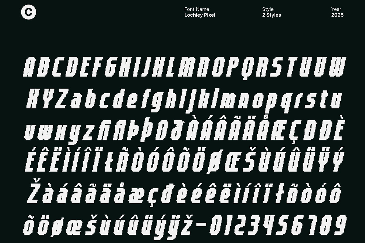 Lochley Pixel, a Sans Serif Font by Craft Supply Co. (Photo 8 of 8)