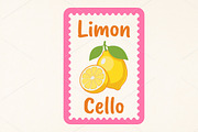 Vintage Limoncello PNG, a Seasonal Illustration by Canvas Craft (Thumbnail 1 of 7)