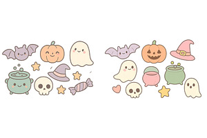 Cute Halloween themed illustrations, an Arts & Entertainment Photo by ZinetroN