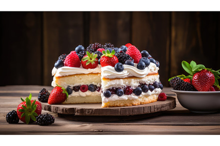 pastry horizontal cake food ai, a Background Photo by pikepicture