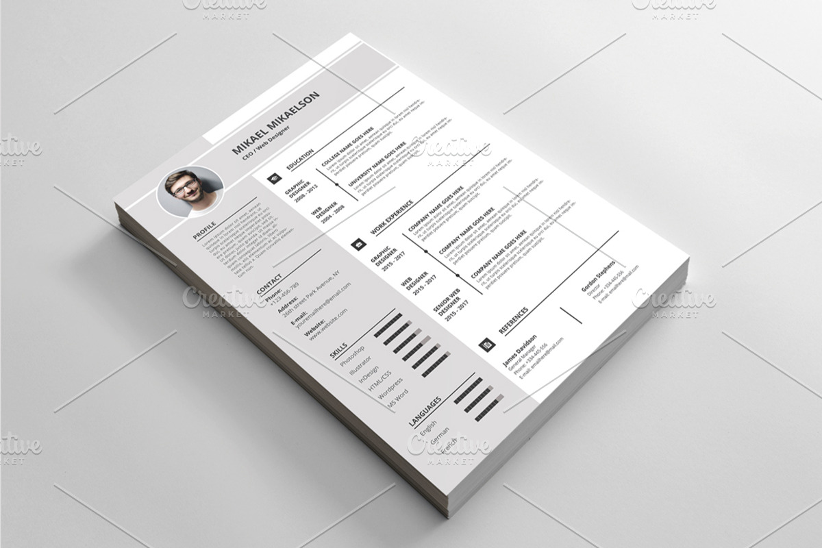 Resume/CV & Cover Letter, a Resume Template by BettyDesign (Photo 6 of 8)