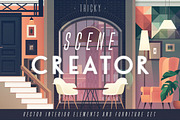 TRICKY scene creator, a Graphic by Darumo Shop (Thumbnail 1 of 5)