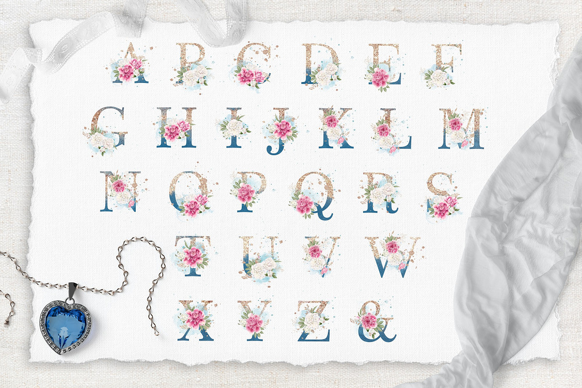 Watercolor flowers Peonies clipart, an Illustration by Yuliya Art (Photo 8 of 18)