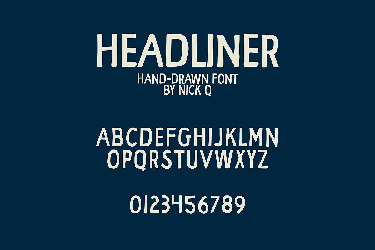 Poster Font Bundle, a Font by nickqtx (Photo 8 of 8)