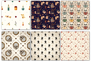 Dark Academia Halloween Pattern, a Pattern Graphic by Design Station (Thumbnail 4 of 4)