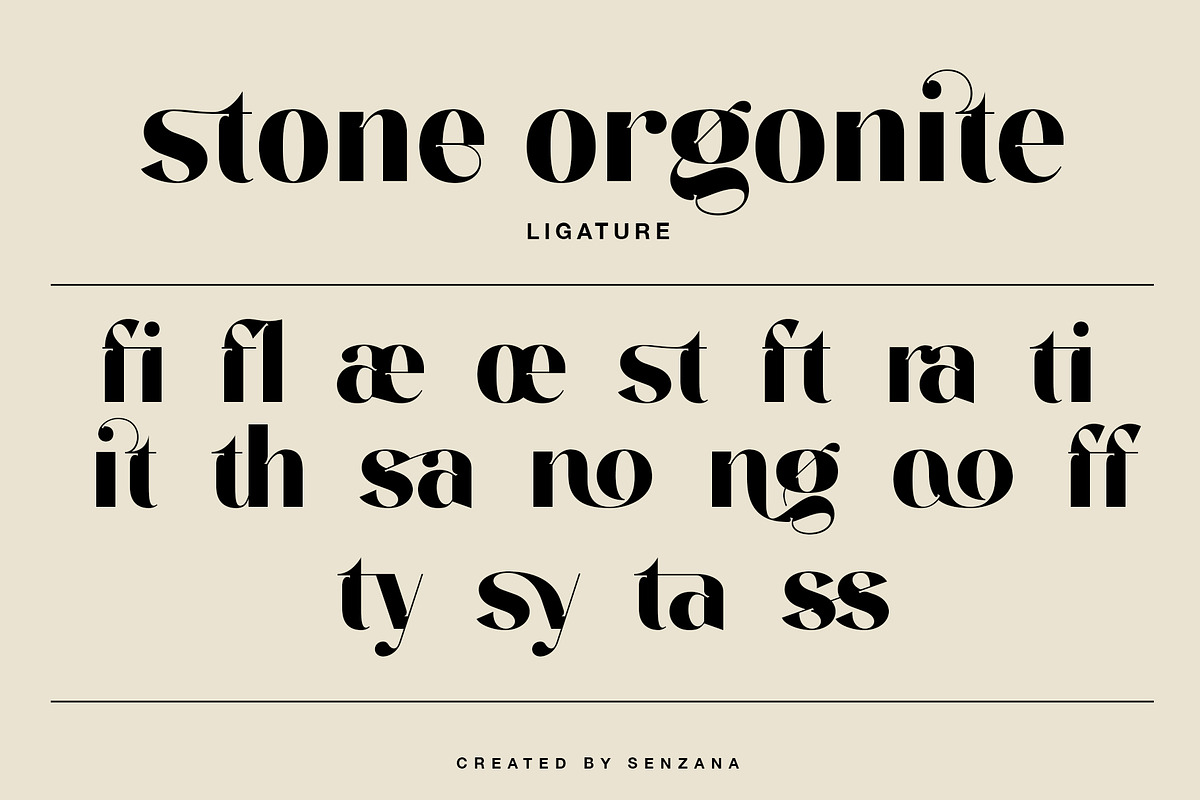 stone orgonite, a Sans Serif Font by senzana (Photo 7 of 14)