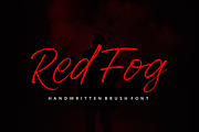 Red Fog, a Script Font by Ojes Studio (Thumbnail 1 of 12)
