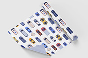 Cars top view, seamless patterns, a Pattern Graphic by Good Studio (Thumbnail 4 of 6)