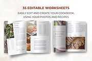 Blue Recipe Pages Canva Template, a Presentation Template by Digital By Nikoleta (Thumbnail 11 of 16)