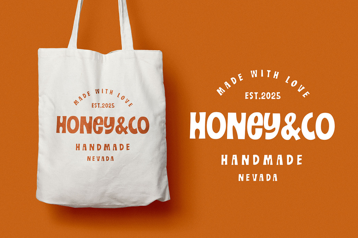 Andelo Funky Display Font, a Handwritten Font by RantautypeStudio (Photo 11 of 15)