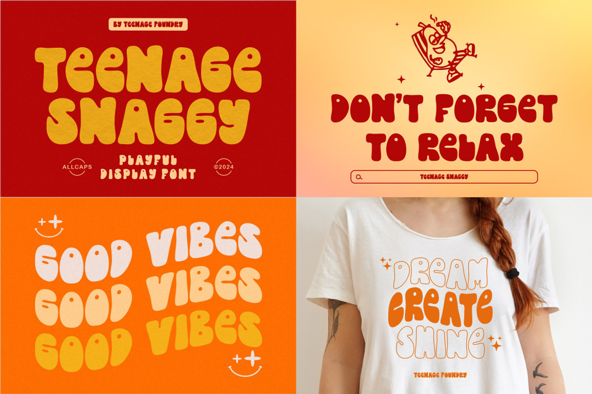 The Suprising Retro Font Bundle, a Sans Serif Font by TeenageFoundry (Photo 11 of 15)