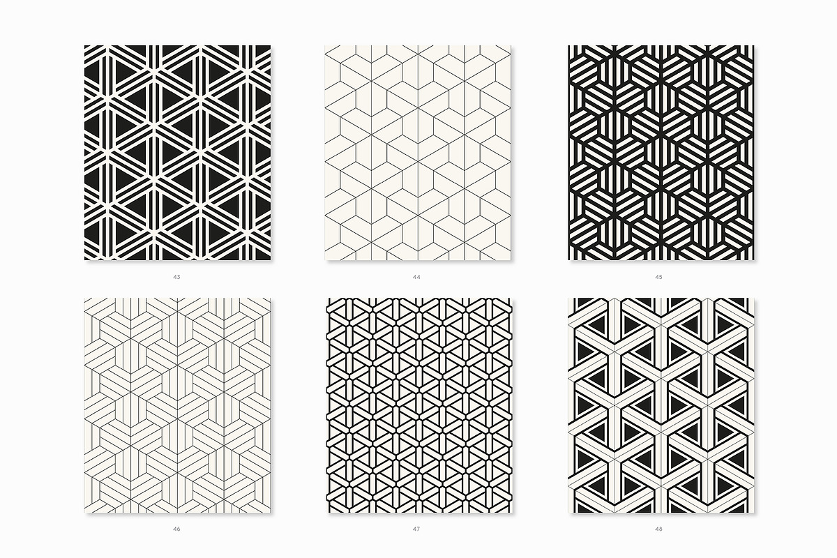 Essential Seamless Pattern Bundle, a Pattern Graphic by Curly_Pat (Photo 10 of 15)